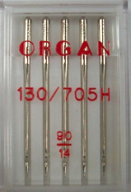 90/14 Woven Needle - 5 Pack - Organ 130/705H