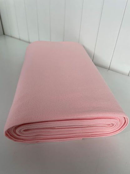 Pale Pink Cotton Jersey Ribbing SW57