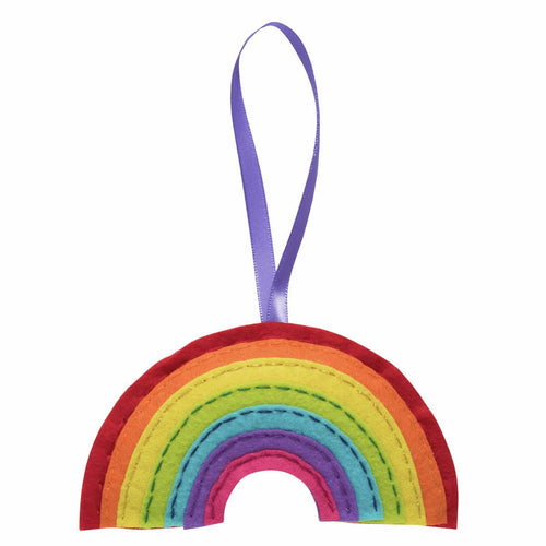 Rainbow Felt Ornament Kit 