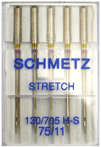 75/11 Stretch Needles - 5 Pack - Schmetz 130/705H-S
