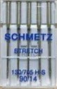 90/14 Stretch Needles - 5 Pack - Schmetz 130/705H-S
