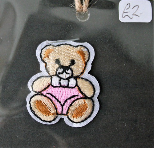 Tiny Teddy Bear - Iron On Motif